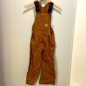 Carharrt Boys brown overalls